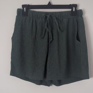 Dark Green Women's Shorts